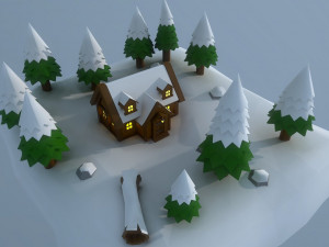 hut 3D Модель