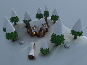 hut 3D Модель