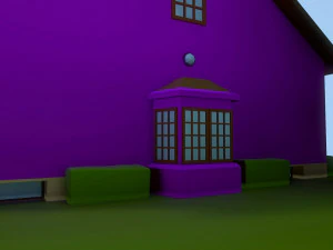 low poly house 2 3D Model