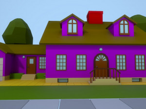 low poly house 2 3D 模型