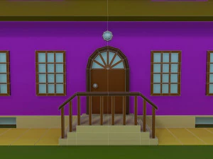 low poly house 2 3D Model