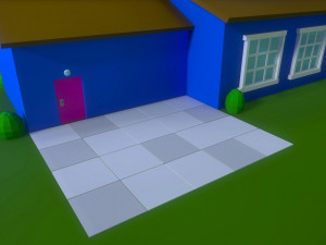 low poly house 1 3D मॉडल