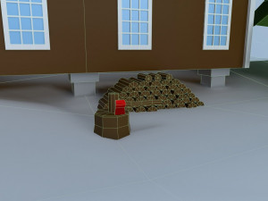 low poly house 3D Модель