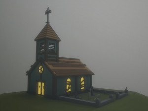 abandoned church 3D Model