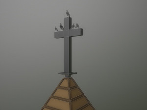abandoned church Modèle 3D