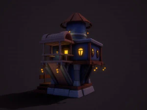 fantasy teapot house 3D Model