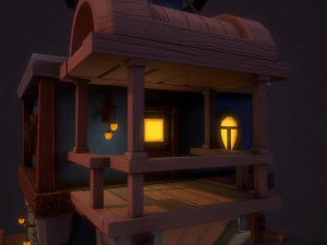 fantasy teapot house 3D Model