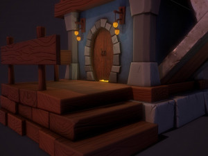fantasy teapot house 3D मॉडल