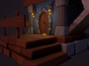 fantasy teapot house 3D Model