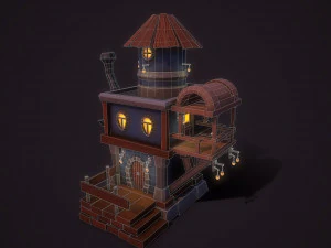 fantasy teapot house 3D Model
