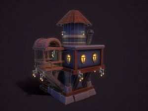 fantasy teapot house 3D मॉडल