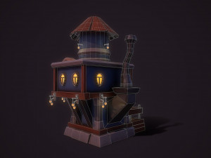 fantasy teapot house 3D मॉडल