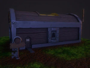 forziere fantasy Modello 3D