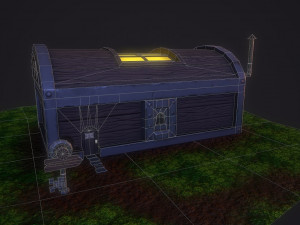 fantasy chest house 3D Model