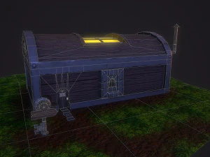 fantasy chest house 3D Model