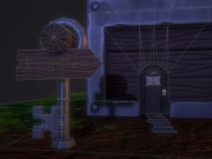fantasy chest house 3D Model