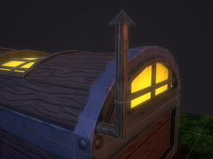 fantasy chest house 3D Model