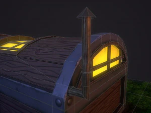 fantasy chest house 3D Model