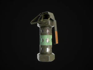 m84 stun grenade 3D Model