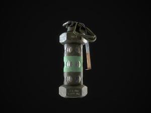 m84 stun grenade 3D 模型