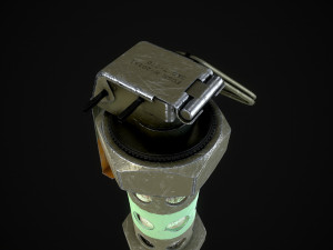 m84 stun grenade 3D 模型