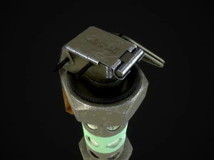 m84 stun grenade 3D Model