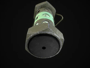 m84 stun grenade 3D Model