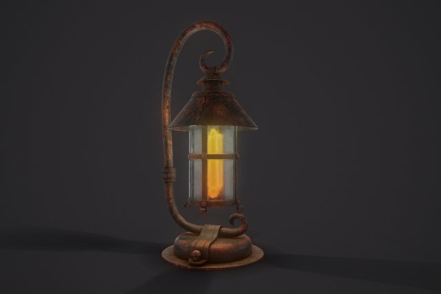 fantasy lantern Model 3D .c4d .max .obj .3ds .fbx .stl .blend 
