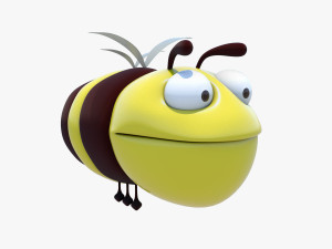 cartoon bee Modelo 3D