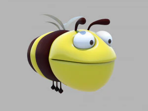 cartoon bee 3D Model