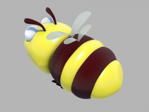 cartoon bee 3Dモデル