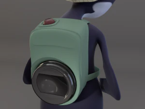 камера с текстурой пингвина 3D Модель