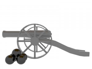 cannon 3D Model