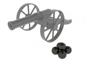 cannon Modèle 3D
