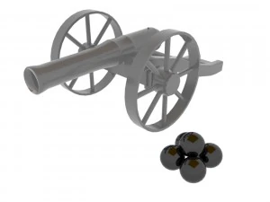 cannon 3D Model