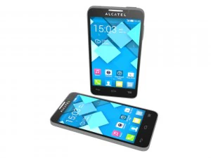 スマートフォンアルカテル 3Dモデル