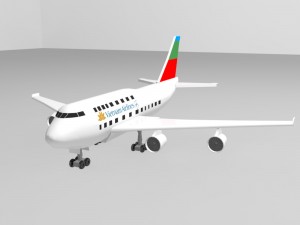 airbus Modello 3D