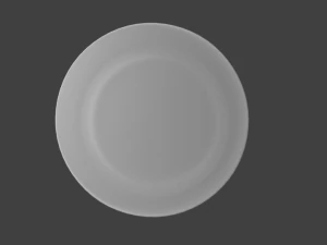 heart and plate 3D Model