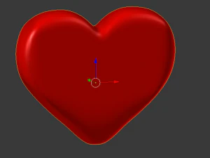 heart and plate 3D Model