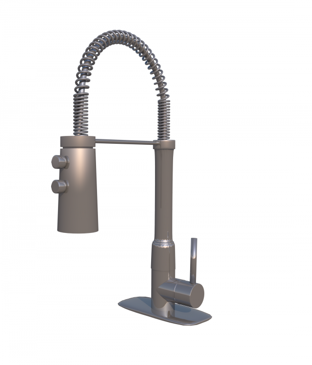 kitchen faucet Modello 3D .c4d .max .obj .3ds .fbx .stl .blend