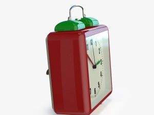 square alarm clock Modelo 3D