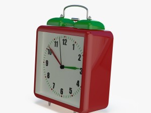 square alarm clock Modelo 3D