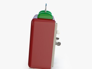 square alarm clock Modelo 3D