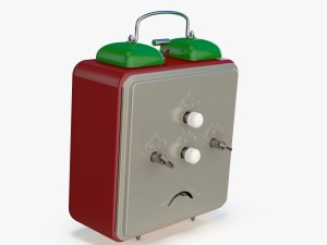 square alarm clock Modelo 3D