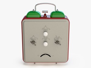 square alarm clock Modelo 3D
