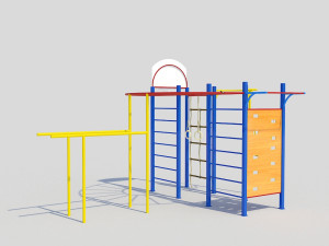 hildrens sports complex - sunrise 3D Модель
