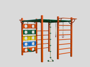 hildrens sports complex - traffic light 3D Model