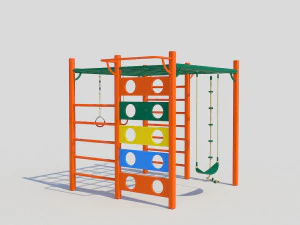 hildrens sports complex - traffic light 3D Model