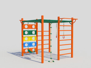 hildrens sports complex - traffic light Modèle 3D