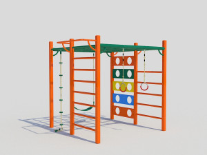 hildrens sports complex - traffic light Modèle 3D